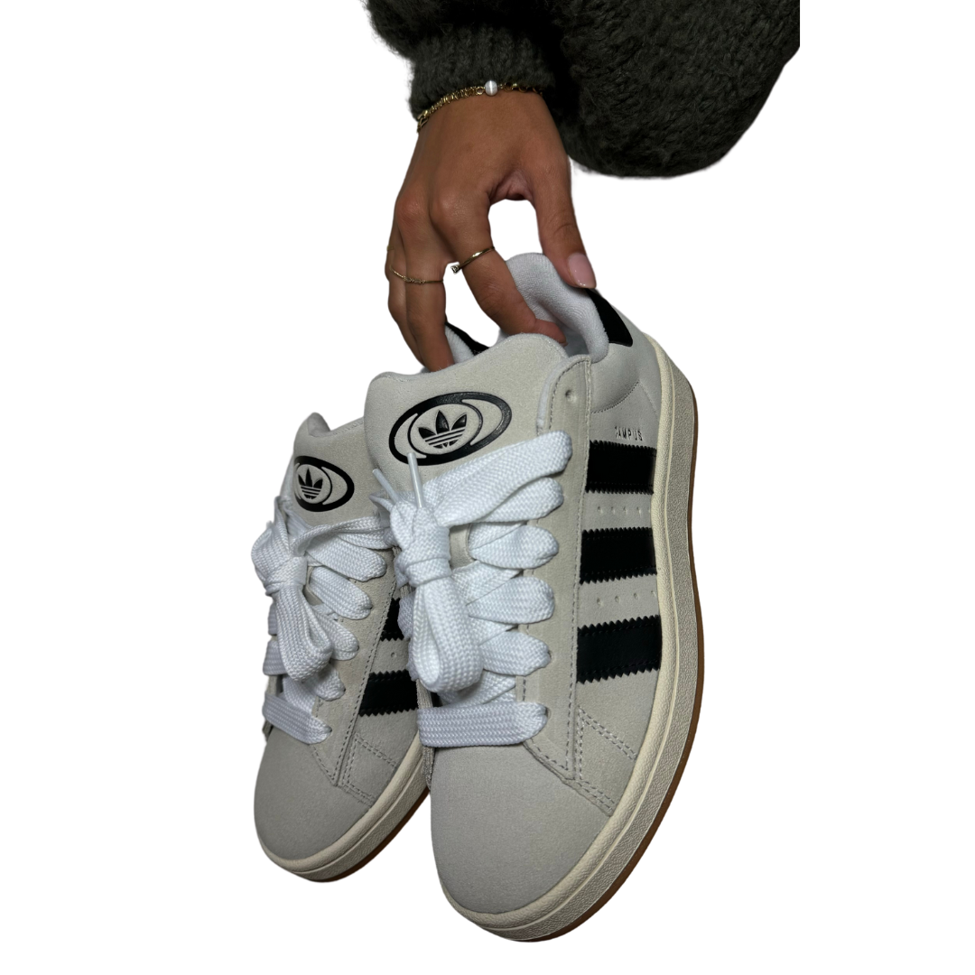 Adidas Campus 00s Dikke Veters Wit 2cm breed Sneakermouse